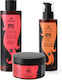 Anaplasis Rpnzl Hair Care Set Against Hair Loss For Oily Hair With Shampoo Mask & Oil 3 Pieces
