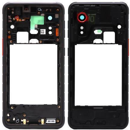 Samsung Μεσαίο Πλαίσιο Μαύρο για Samsung G525F Galaxy Xcover 5