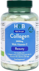 Holland & Barrett Колаген с Витамин C 3000 мг 180 Таблетки Holland & Barrett Колаген с Витамин C 3000 мг 180 Таблетки