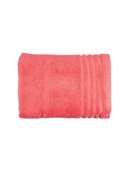 Flamingo Πετσέτα Σώματος Olympus 70x140εκ. Coral Βάρους 550gr/m²