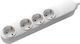 Prelungitor Samus cu 4 prize Schuko 7m 3680w 3x 1.5mm² 4ps7-3680