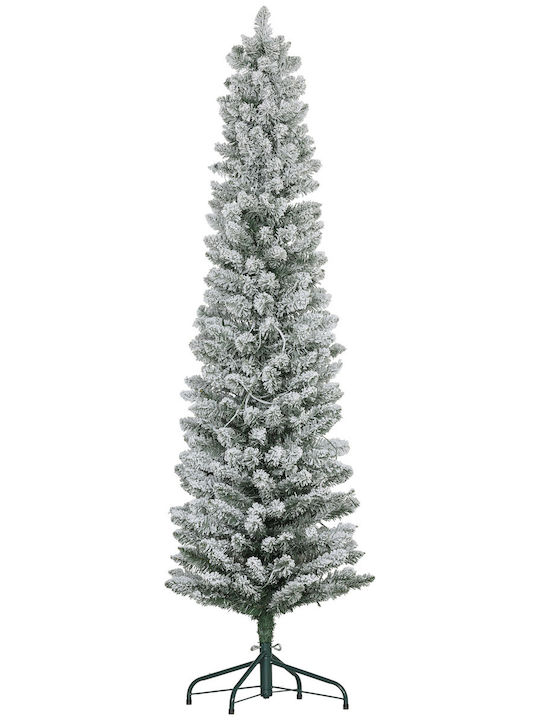 Christmas Tree Snowy 180cm with 329 Branches and with LED Lighting