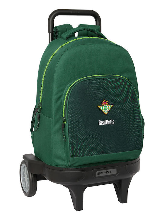 School Bag with Wheels Real Betis Balompié Green 33 X 45 X 22 Cm School Bag with Wheels Real Betis Balompié Green 33 X 45 X 22 Cm