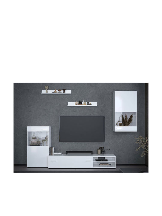 Planeta Living Room TV Unit White L200xW42xH186cm