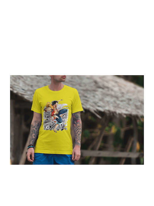 T-shirt Yellow Cotton