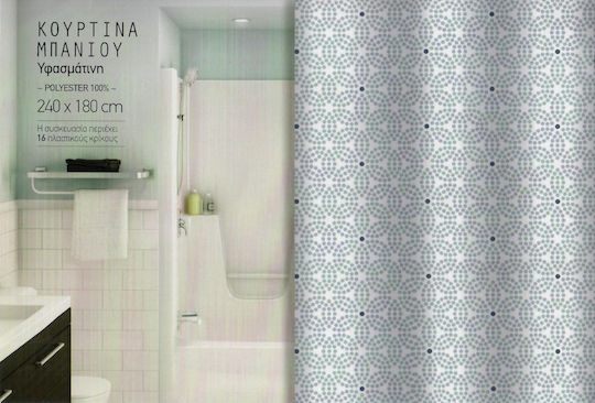 Cyclops Clair Κουρτίνα Μπάνιου Υφασμάτινη 240x180cm Λουλούδι Βεραμάν Cyclops Clair Κουρτίνα Μπάνιου Υφασμάτινη 240x180cm Λουλούδι Βεραμάν