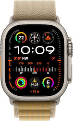 Apple Watch Ultra 2 2024 49mm Natural Cu Curea Tan Alpine