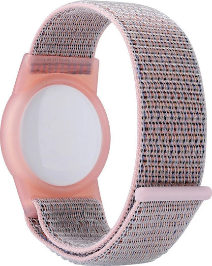Mobile Origin Strap Case Belt Compatible Apple Airtag Pink