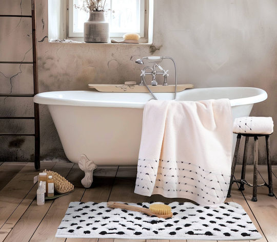 Nef-Nef Homeware Covoraș de Baie Cheville Ecru 50x80buc