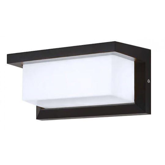Powertech Lumină de Exterior Montată pe Perete LED 12W 4000K