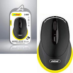 Andowl QM67 Wireless Mini Mouse Black