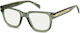 David Beckham Plastic Eyeglass Frame Green DB 7...