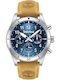 Timberland Ashmont Ανδρικό Ρολόι 44mm Χρονογράφος Μπαταρίας με Καφέ Δερμάτινο Λουράκι