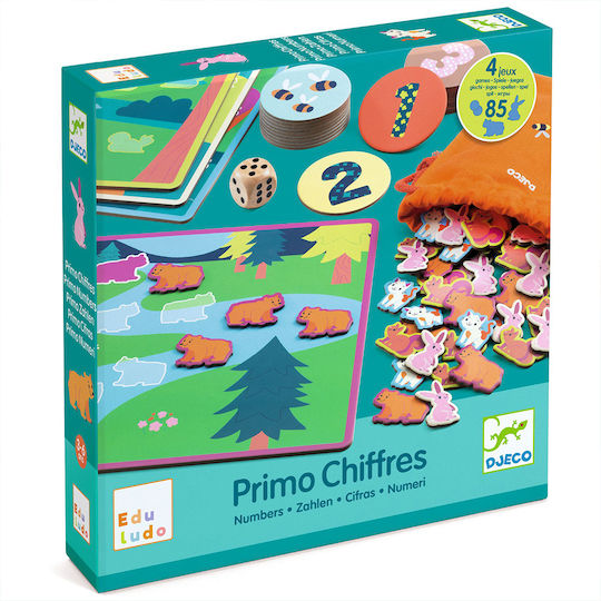 Board Game Eduludo 4 for 1 Player 4+ Years Old Djeco