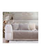 Nef-Nef Homeware Zweisitzer-Sofa Überwurf Zwei Seiten Jacquard 170x250cm Stone