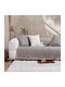 Nef-Nef Homeware Brooklyn Cuvertură Pentru Canapea 2 Locuri Jacquard 170x250cm Stone