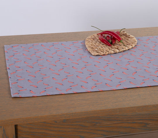 Nef-Nef Homeware Ράνερ Peppers Grey 45x140εκ.