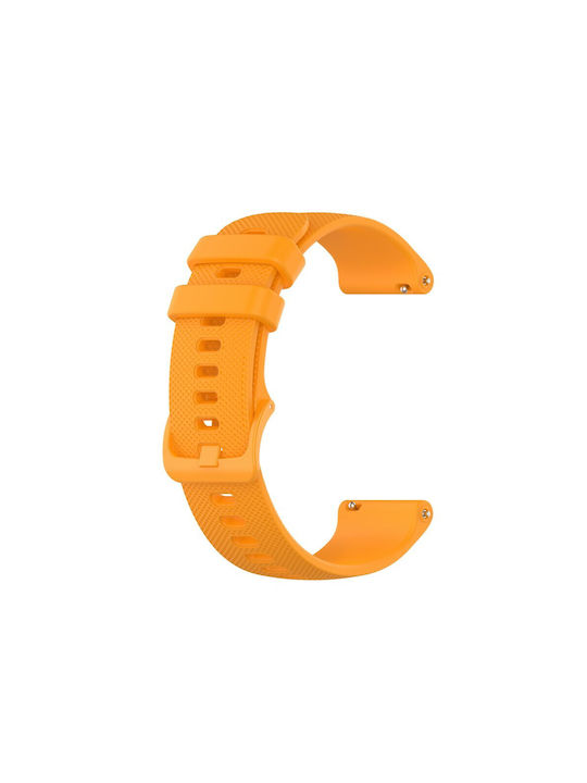 Rhombus Pattern Silicone Strap for Xiaomi Watch S1 46mm Watch S1 Active 47mm 231 Orange
