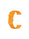 Rhombus Pattern Silicone Strap for Xiaomi Watch S1 46mm Watch S1 Active 47mm 231 Orange