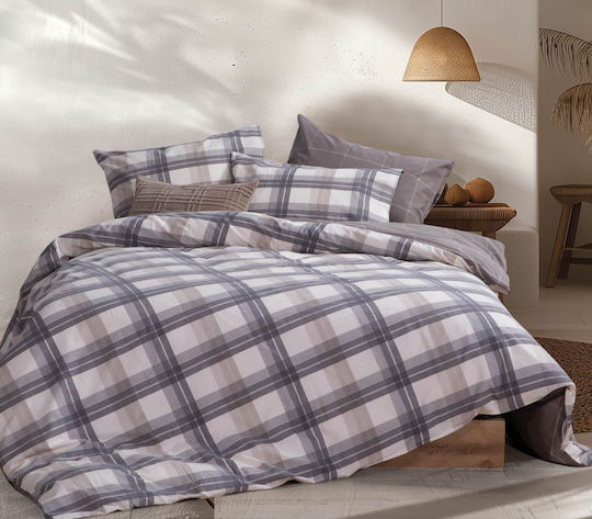 Nef-Nef Homeware Sheet Sets Single 160x260cm. Charlie Gray 3pcs