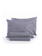Nef-Nef Homeware Сет Чаршафи 240x270см. Nautica Coast Сив 4бр