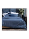 Nef-Nef Homeware Сет Чаршафи Двойни 200x270см. Nautica Coast Тъмносин 4бр