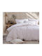 Nef-Nef Homeware Sheet Sets Single with Elastic 100x200+35cm. Module Ecru 3pcs