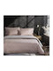 Nef-Nef Homeware Bettwäsche-Set Überdoppel 240x270cm. Gren Beige 4Stück