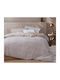 Nef-Nef Homeware Bettwäsche-Set Überdoppel 240x260cm. Torredo Beige 4Stück