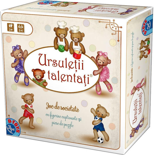 Joc de Societate Talented Teddy Bears pentru 2-4 Jucători 3+ Ani D-Toys