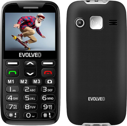 Evolveo EasyPhone XR Single SIM Κινητό με Μεγάλα Κουμπιά Μαύρο