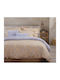 Nef-Nef Homeware Duvet Cover Set Cotton Satin Queen with 2 Pillowcases 240x230 Verden Honey