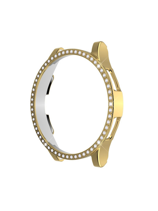 Strass Πλαστική Θήκη σε Χρυσό χρώμα για Samsung Galaxy Watch 4 Classic 42mm Strass Πλαστική Θήκη σε Χρυσό χρώμα για Samsung Galaxy Watch 4 Classic 42mm