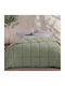 Nef-Nef Homeware Duvet Single with Hollowfiber Filling 160x220cm Colorfull Green 330 GSMGsm
