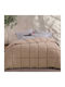 Nef-Nef Homeware Duvet Single with Hollowfiber Filling 160x220cm Colorfull Beige 330 GSMGsm