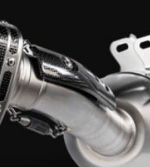 Akrapovic Προστατευτικό Εξάτμισης Μοτοσυκλέτας Aprilia Tuono Μαύρο