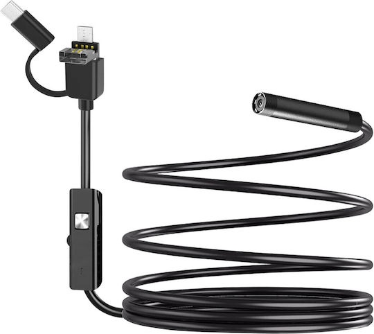 Waterproof Ip67 Endoscope Camera Multi-ports Usb-c Micro-usb Usb Length 10m