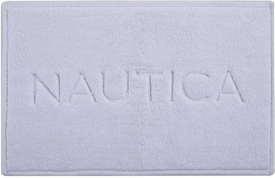 Nef-Nef Homeware Bath Mat Cotton Nau Coast White 50x80cm