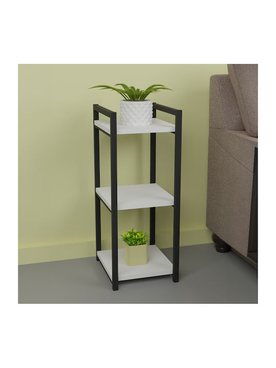 Bookcase Harvey Black-White 33x28x70cm