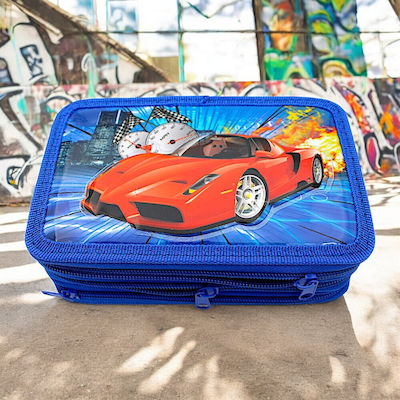 Triple Filled Pencil Case Car 3D 7sxo33