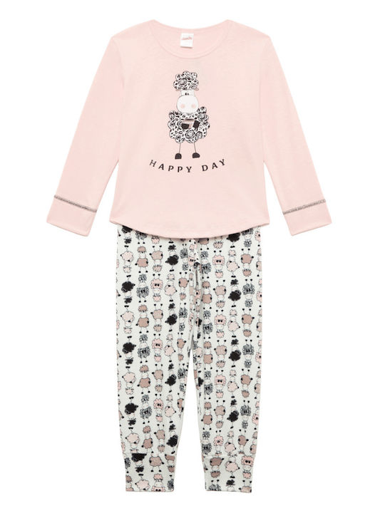 Minerva Kids Pyjamas Cotton Powder