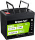 Green Cell Ανταλλακτική Μπαταρία 50Ah 12.8V 640Wh για Ηλεκτρικό Scooter σε Μαύρο Χρώμα