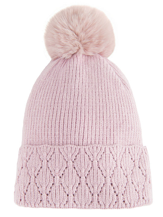 Kinder Mütze Gestrickt Rosa