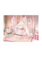 Saint Clair Kids Grommet Top Blackout Curtain Little Princess Pink 1752030115064 160x240cm