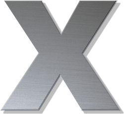 Γράμμα Κατοικιών Αυτοκόλλητο ''χ'' 80 X 64 Mm Inox Ματ Πλαστικό Darvin Γράμμα Κατοικιών Αυτοκόλλητο ''χ'' 80 X 64 Mm Inox Ματ Πλαστικό Darvin