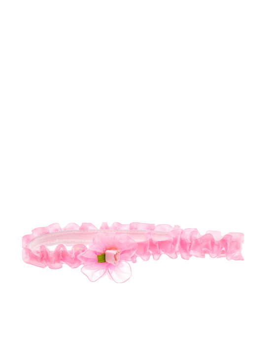 Λουλούδι Kids Headband Pink 1pc