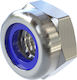Low Nylon Lock Nuts Metric Thread M10 Galvanized Din 985