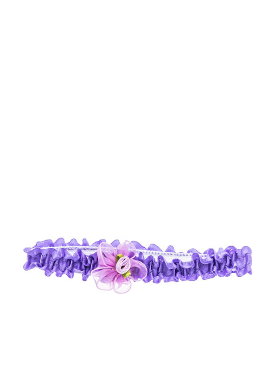 Λουλούδι Kids Headband Purple 1pc