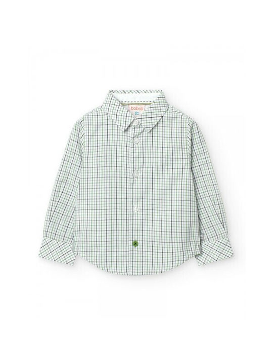 Boboli Kids Checked Shirt White