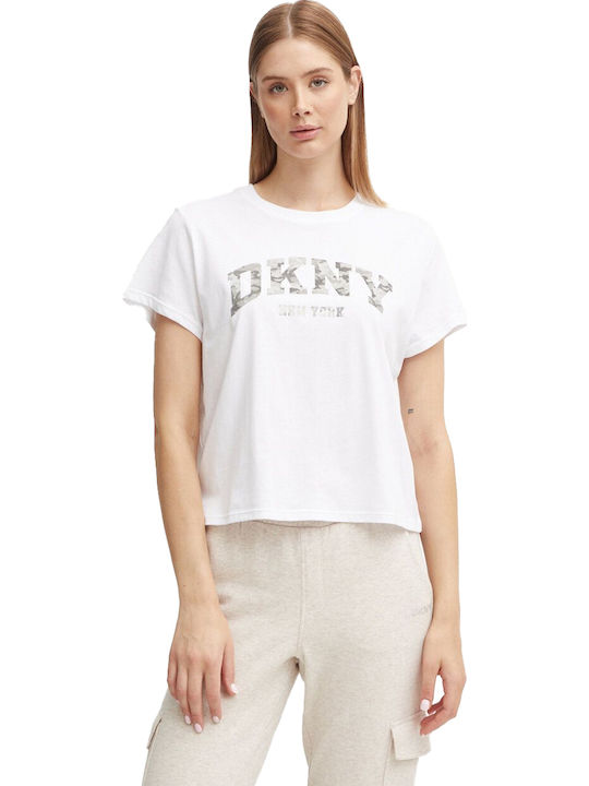 Logo Γυναικείο T-shirt Λευκό